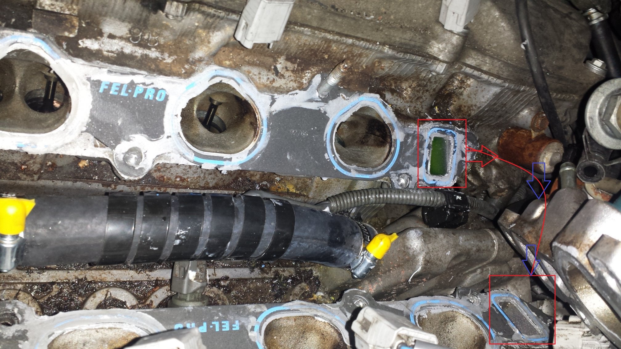 Intake Manifold Gasket Coolant Leak Sienna 2001 Toyota Sienna Forum